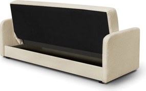 PORTO ágyazható kanapé világos bézs bouclé