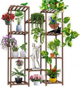 Álló Virágágyás Virágtartó állvány Virágok Növények Fa könyvespolc Polcok