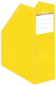 Iratpapucs, karton, 90 mm, VICTORIA OFFICE, Premium, sárga (IDVPFS)