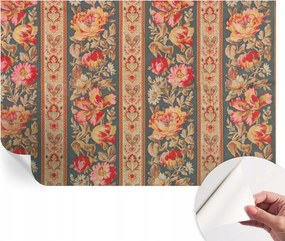 Mosható öntapadós fotótapéta étkezőbe Színes virágok 104x70 cm