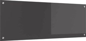 vidaXL Konyhai splashback Sötétszürke 110 x 40 cm edzett üveg