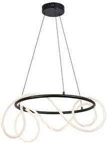 RÁBALUX 72191 MONTEMA Modern Led Függesztett Lámpa Fekete IP20
