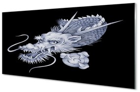 Akrilkép Japán sárkány fejét 100x50 cm