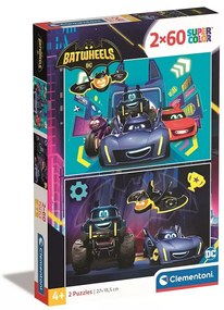 Batman Batwheels 2x60 db-os puzzle Clementoni