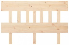 tömör fenyőfa ágyfejtámla 123,5x3x81 cm