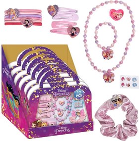 Disney Hercegnők Ladies hajkiegészítő és ékszer szett 15 db-os