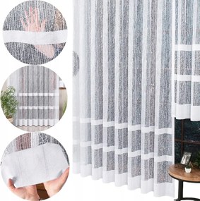 Függöny Kész Jacquard Elegáns Mintás Eredeti Szövés Egyenes 300x250cm