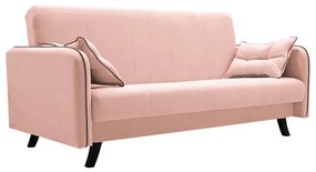 Primo púder rózsaszín kinyitható kanapé