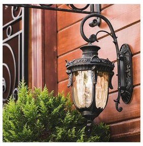 Elstead - Kültéri fali lámpa PHILADELPHIA 1xE27/100W/230V IP44 fekete