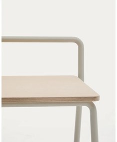 Bézs-natúr színű pad Tinn – Kave Home