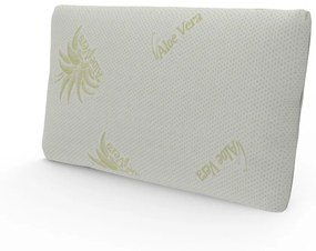 Green Future Soft Memory Latex Aloe Vera Párna, 39x62 x12.5 cm