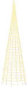 meleg fehér LED karácsonyfa zászlórúdra 3000 LED 800 cm
