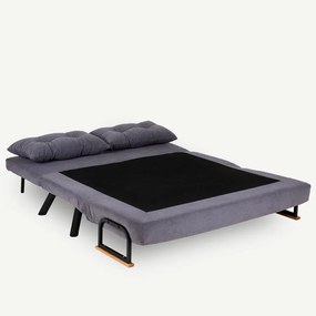 2 személyes kanapéágy Homoko 2-Seater - Szürke