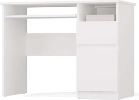 PORTO (jobb tárolóval) íróasztal, 98,5x75,5x51 cm, fehér