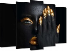 Vászonkép 70x50 Arc az arany tenyér alatt