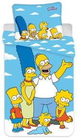 A Simpson család ágyneműhuzat felhő 140x200cm 70x90cm