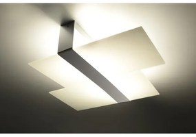 Sollux SL.0188 - Mennyezeti lámpa MASSIMO 2xE27/60W/230V fehér/króm