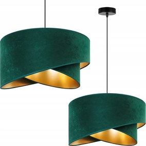 Mennyezeti Lámpa Lógó Egyetlen Csillár Arany Lámpabúra Glamour Velúr