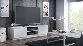 Aldabra RTV120 TV állvány, 120x36x40 cm, fehér