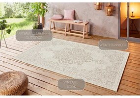 Tilos bézs kültéri szőnyeg, 160 x 230 cm - NORTHRUGS