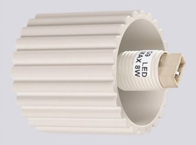 Krémszínű fali lámpa ø 12 cm Orbital – Sollux