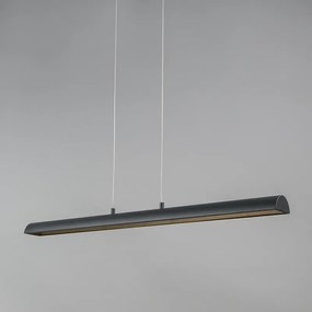 Függőlámpa fekete aranyszínű belsővel, LED-del - Balo 4