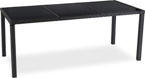 POMONA kerti bútor szett fekete/bézs