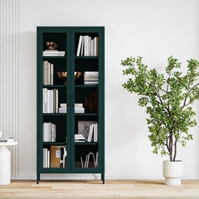 ANGELO vitrin, 800 x 1850 x 450 mm, Modern: palackzöld