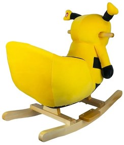 Multifunkciós hintaszék, Méhecske modell, hinta háttámlával és biztonsági övvel, 12 hónapos kor felett