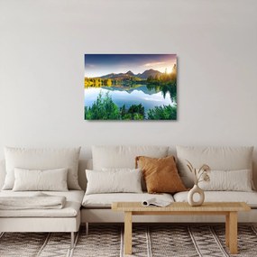 Üveg kép - Tó (70x50 cm)