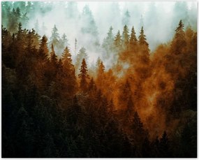 Poszterek 50x40 Őszi táj Hegyek