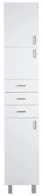 Viva STYLE fürdőszobai ÁLLÓSZEKRÉNY 192 magas POLCOS - BALOS - 35 x 28 x 192 cm