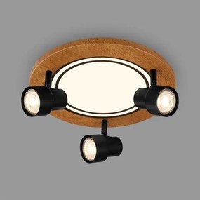 Brilo - LED mennyezeti lámpa LED/12W/230V + 3xGU10/9W 3000K