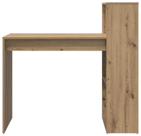 Íróasztal Artisan tölgy Forgácslap Közepes Íróasztal