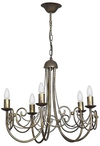 Luminex PALACE csillár láncon, 5xE14/60W/230V, klasszikus dizájn LU3464