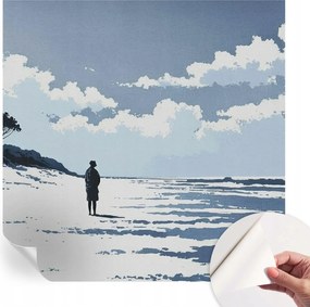 Öntapadós fotótapéta Nappaliba és Hálószobába Tengerparti csend 250x250