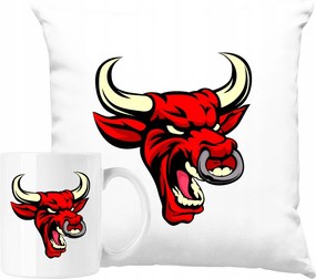 Bögre Szett Párna Bika Erős Edzőterem 3 Ötlet Ajándék