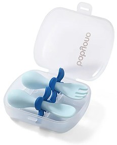 Baby Ono ergonomikus evőeszközök gyerekeknek , kék
