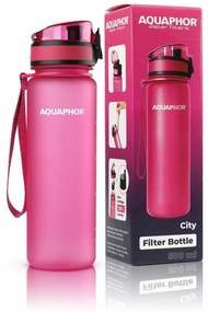 Aquaphor City szűrőpalack 0,5 l, rózsaszín