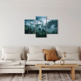 Kép - Erdő ködben (90x60 cm)
