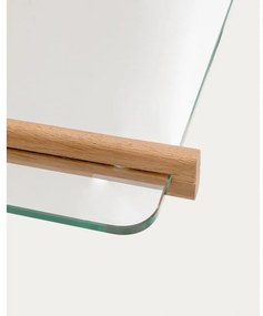 Natúr színű üveg moduláris polcrendszer 110x202x30,5 cm Sitra – Kave Home