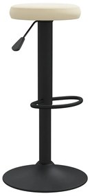 2 db krémszínű bársony bárszék