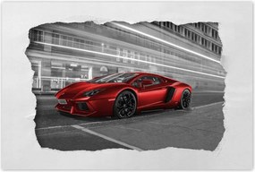 Poszterek 120x80 Piros autó