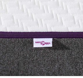 Matrac Fehér és Szürke 90 x 200 cm Memóriahab