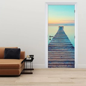Fotótapéta ajtóra - Móló a végtelenségig (95x205cm)