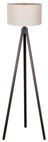 Duolla - Állólámpa 1xE27/60W/230V átm. 44 cm krémes/wenge