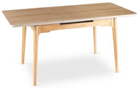 Kerámia Étkezőasztal Tölgy Színben. SAMER 120–160 cm