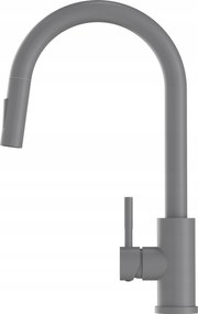 Konyhai Csaptelep Kihúzható Kifolyócső Szürke Sima Konyhai Csaptelep Loseto