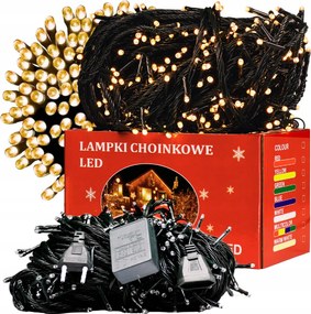 KarĂĄcsonyfa FĂ©nyfĂŒzĂ©r KĂŒltĂ©ri BeltĂ©ri 500 Led Meleg FehĂ©r