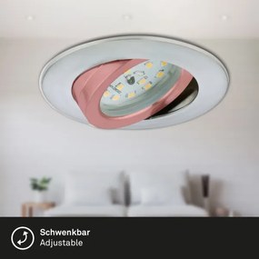 Briloner 7209-039 - 3 darabos LED készlet fürdőszobai süllyesztett lámpatest ATTACH LED/5W/230V IP23